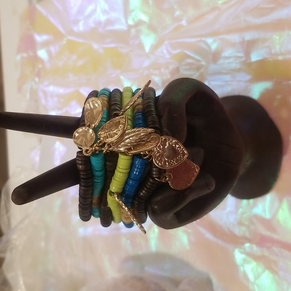 NWT Stretch Bracelet with charms